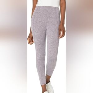 NWT Champion Purple Light Gray Leggings Yoga Pants Double Dry Size S
